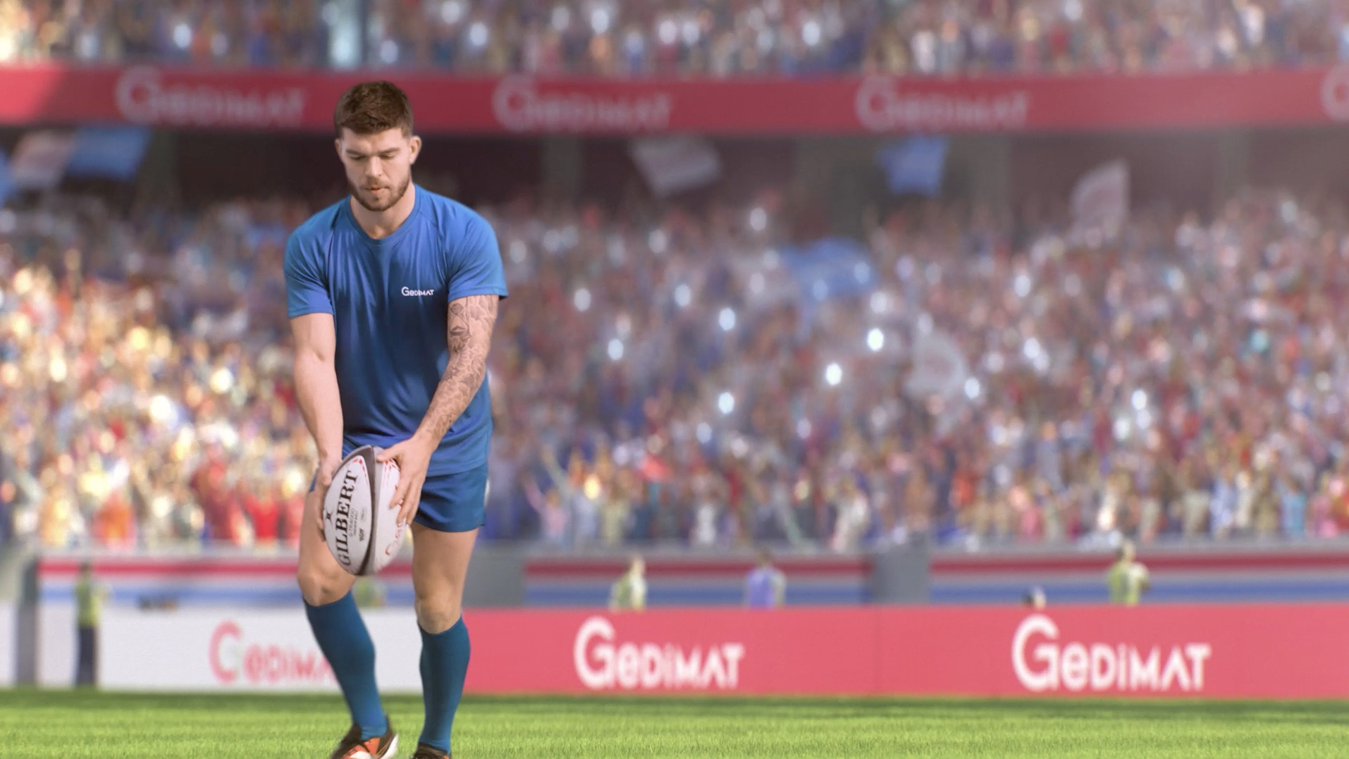 Fidèle aux valeurs du rugby, Gedimat revient en télévision